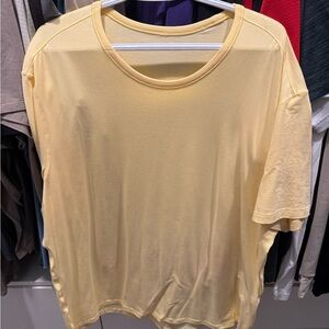 Yellow lululemon T-shirt. Size XXL
